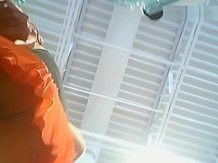 Milf Upskirt In Red Miniskirt