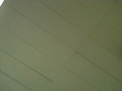 Upskirt of supermarket MILF in short skirt