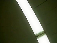 Upskirt of supermarket MILF in short skirt